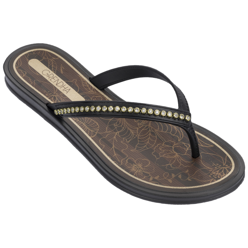 Sandalia Grendha Mujer Negro 2GD433
