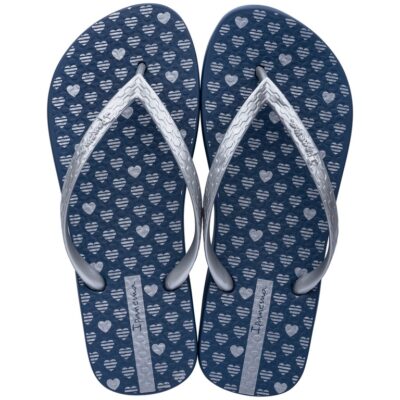 Sandalia Ipanema Mujer Azul Plata 2IPB21