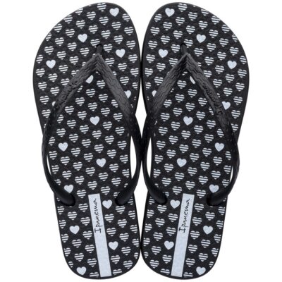 Sandalia Ipanema Mujer Negro Blanco 2IPB21